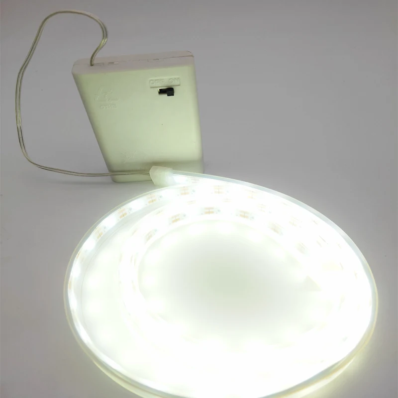 5V 2835 Led Strip Light White Color Light with Battery Box Led Night Light Lamp for Outdoor Camping Gardon Emergency Lighting
5V 2835 Led Strip Light White Color Light with Battery Box Led Night Light Lamp for Outdoor Camping Gardon Emergency Lighting