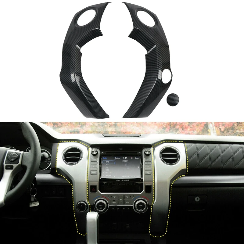 Carbon Fiber Car Interior Side Center Console AC Air Vent Outlet Cover Trim for Toyota - 2014-2021 (NOT FIT RHD)
Carbon Fiber Car Interior Side Center Console AC Air Vent Outlet Cover Trim for Toyota - 2014-2021 (NOT FIT RHD)