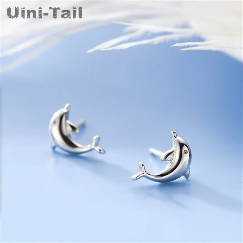 Лидер продаж новинка 925 тибетское серебро Uini-Tail корейские маленькие глянцевые