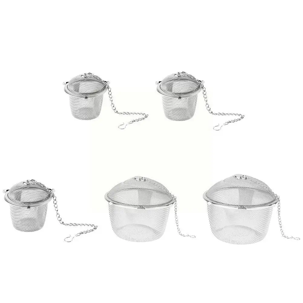 4.5/5/6.5/8.5/11cm Steel Tea Strainer Reusable Spice Ball Filter Tool Gadgets Strainer Kitchen Infuser Herbal Residue M6t6
4.5/5/6.5/8.5/11cm Steel Tea Strainer Reusable Spice Ball Filter Tool Gadgets Strainer Kitchen Infuser Herbal Residue M6t6