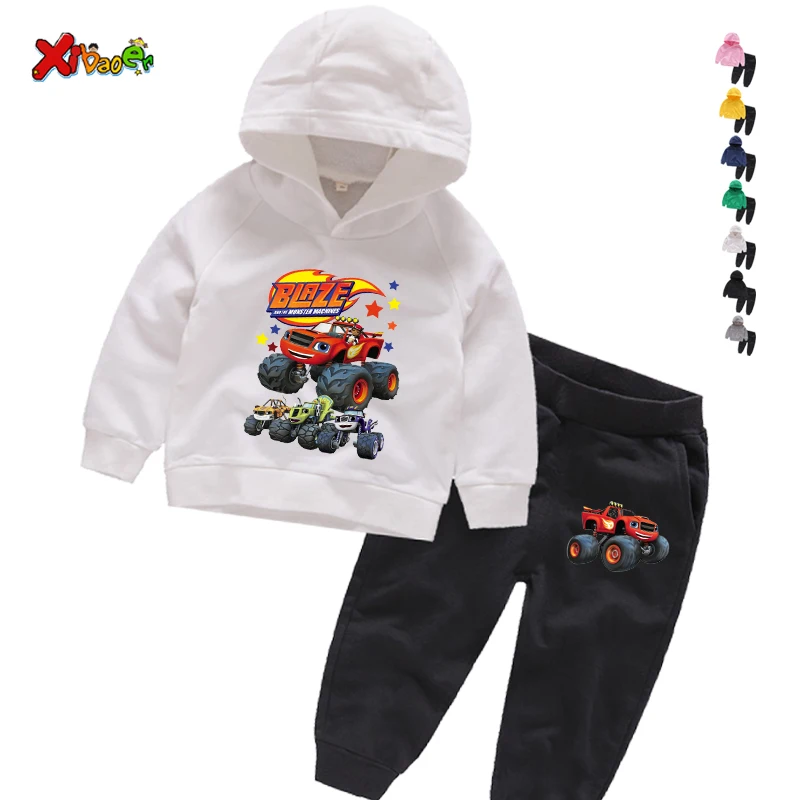 Clothing Sets Children 2 3 4 5 6 7Years Boys Tracksuits Blaze and The Monster Machines Sport Suits Hoodies Top +Pants 2pcs Set
Clothing Sets Children 2 3 4 5 6 7Years Boys Tracksuits Blaze and The Monster Machines Sport Suits Hoodies Top +Pants 2pcs Set