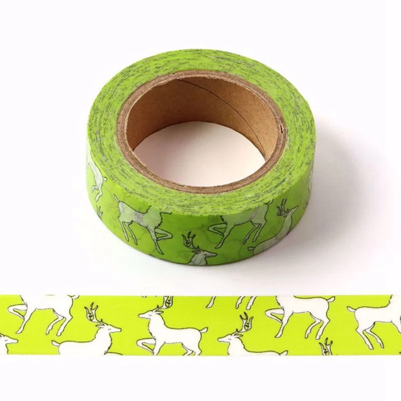 10pcs/lot Decorative Cute Deer Washi Tapes DIY Scrapbooking Stickers Adhesive Masking Tape Kawaii Papeleria Wholesale
10pcs/lot Decorative Cute Deer Washi Tapes DIY Scrapbooking Stickers Adhesive Masking Tape Kawaii Papeleria Wholesale