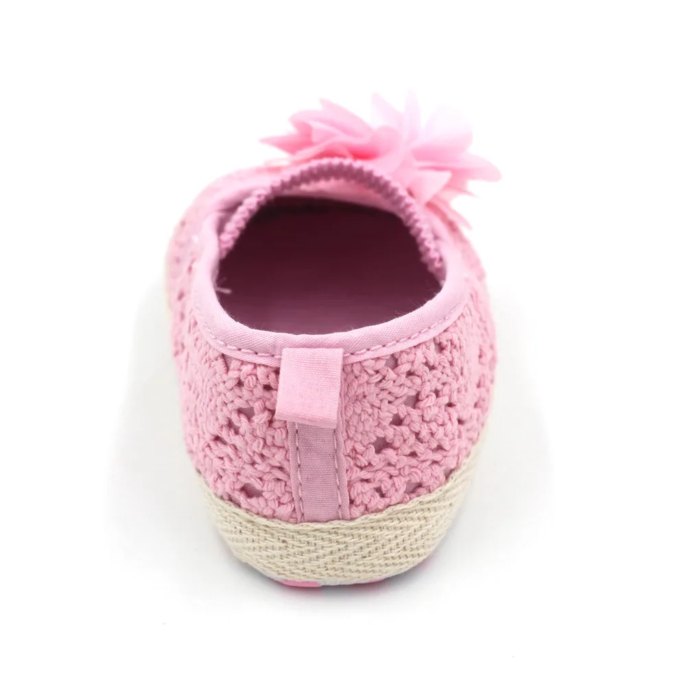 2019 Baby Infant Girl Soft Sole Anti-slip Pink Flower Pierced Newborn Breathable Knitting Fretwork Slip-on 14-327/328/329/330 
2019 Baby Infant Girl Soft Sole Anti-slip Pink Flower Pierced Newborn Breathable Knitting Fretwork Slip-on 14-327/328/329/330