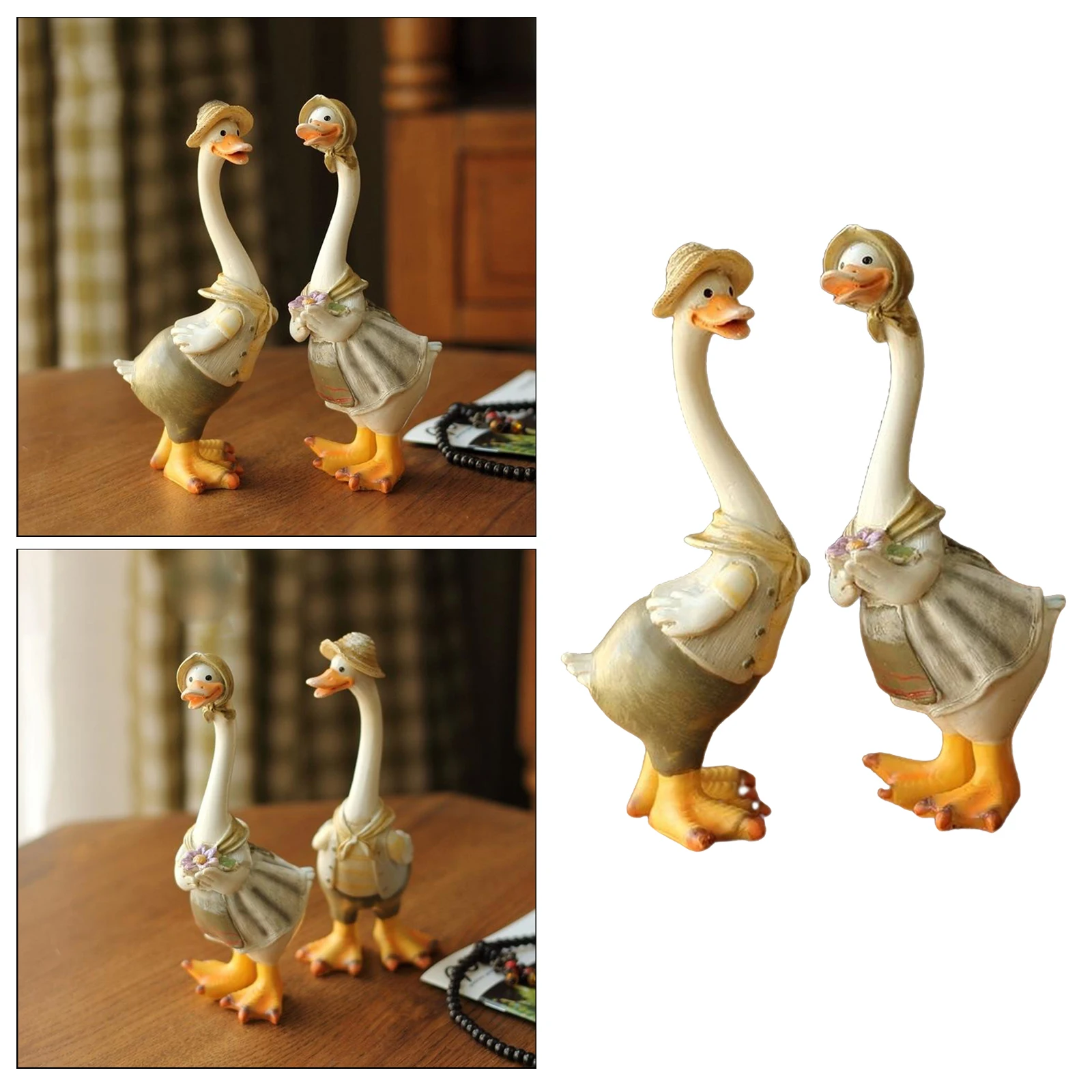2pcs Simulation Duck Figurines , Resin Artificial Duck Decor, Duck Model Sculpture,Duck Statue, Simulation Animal Model
2pcs Simulation Duck Figurines , Resin Artificial Duck Decor, Duck Model Sculpture,Duck Statue, Simulation Animal Model