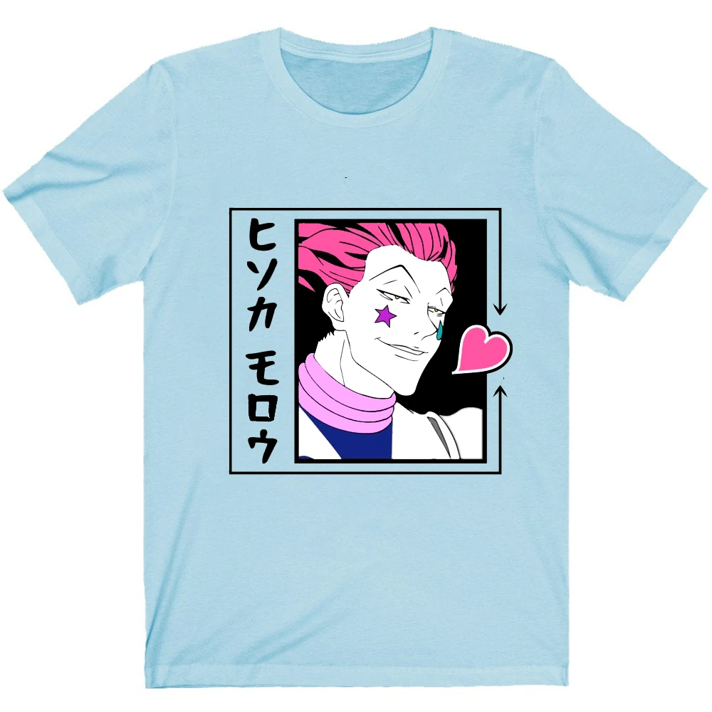 Hunter X Hunter T-shirt Summer Tops Cartoon HISOKA MOROW Graphic Tees Harajuku T-shirts Unisex
Hunter X Hunter T-shirt Summer Tops Cartoon HISOKA MOROW Graphic Tees Harajuku T-shirts Unisex