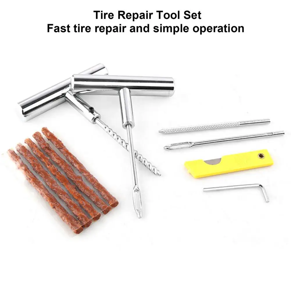 Car And Motorcycle Tire Repair Needle Tubeless Tire Iron Tire Repair Tool Tire Repair Rubber Strip Insert Needle Glue Tool 
Car And Motorcycle Tire Repair Needle Tubeless Tire Iron Tire Repair Tool Tire Repair Rubber Strip Insert Needle Glue Tool