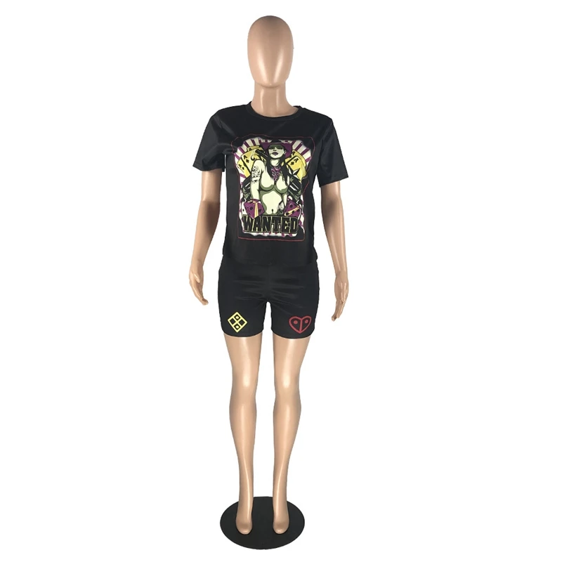 ZKYZWX Lounge Wear Poker Print Short Sleeve 2 Piece Set for Women Sweatsuit Sexy Biker Shorts Joggers Fitness Matching Sets
ZKYZWX Lounge Wear Poker Print Short Sleeve 2 Piece Set for Women Sweatsuit Sexy Biker Shorts Joggers Fitness Matching Sets