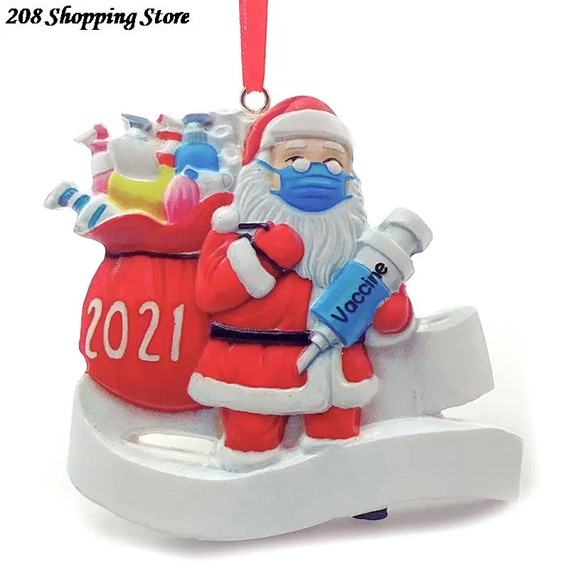 2021 Santa Claus Decorate Xmas tree Hanging Vaccine Pendant Christmas Party Ornament
2021 Santa Claus Decorate Xmas tree Hanging Vaccine Pendant Christmas Party Ornament