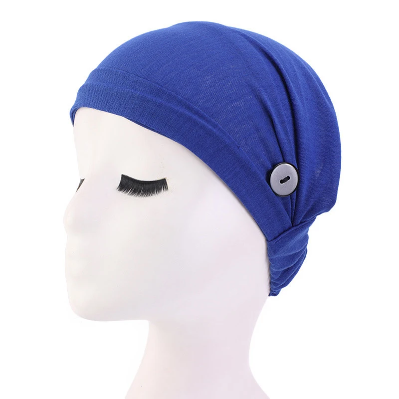 Cotton Soft Women Turban Hat Elastic With Button Bonnet Inner Hijabs Cap Casual Solid Color Women Muslim Hat Cap Headscarf
Cotton Soft Women Turban Hat Elastic With Button Bonnet Inner Hijabs Cap Casual Solid Color Women Muslim Hat Cap Headscarf