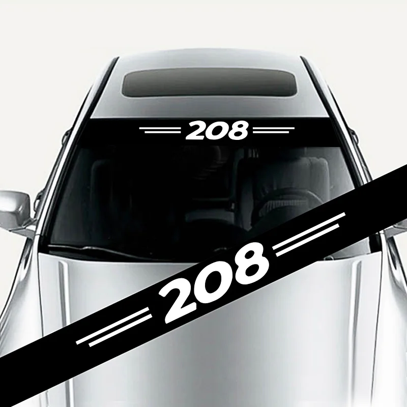 Car Sticker For Peugeot 208 Front Windshield Prevent Sunlight Reflection Decoration Decals Car Accessories
Car Sticker For Peugeot 208 Front Windshield Prevent Sunlight Reflection Decoration Decals Car Accessories