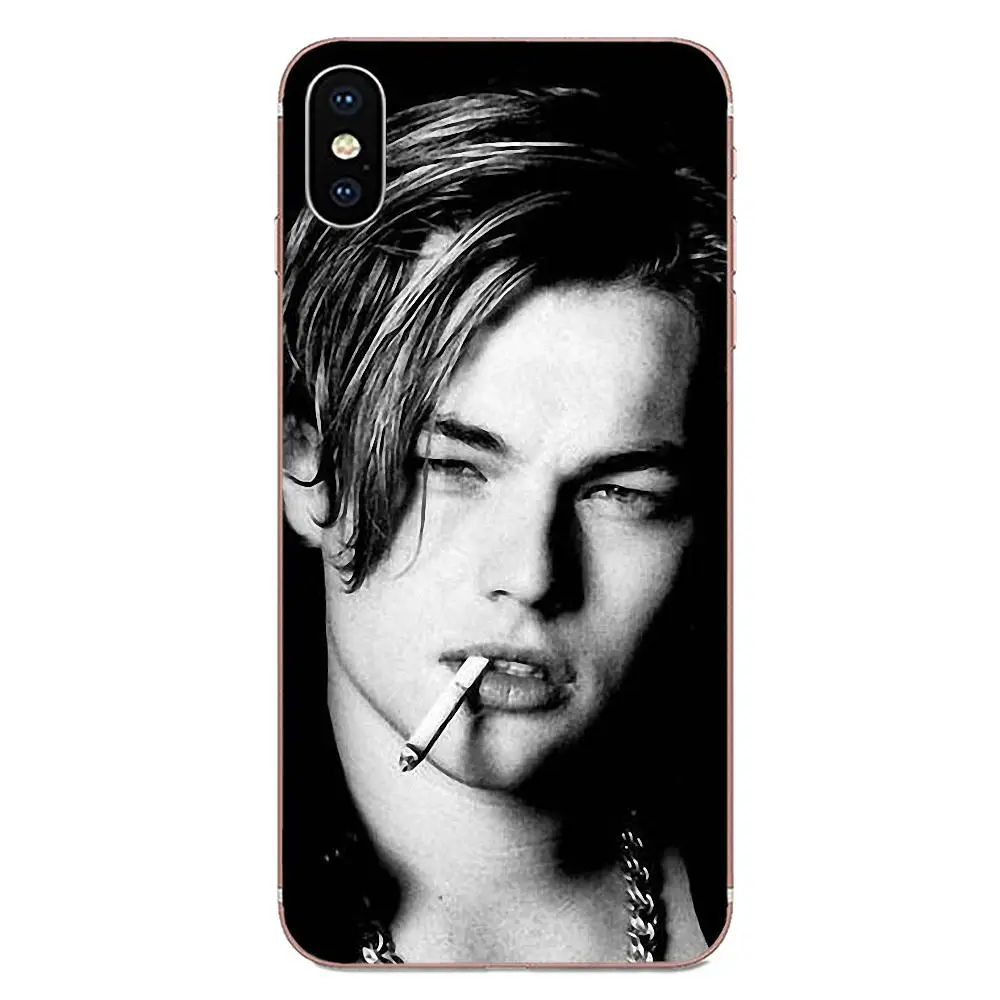 Leonardo Dicaprio молодой Белый лебедь портрет для samsung Galaxy Note 5 8 9 S3 S4 S5 S6 S7 S8 S9 S10 5G mini Edge Plus