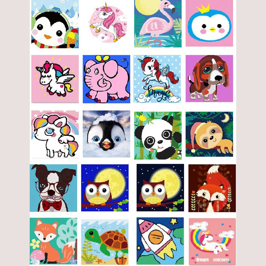 DIY 5D Diamond Painting by Number Kits for Kids Dog Owl Fox Crystal Rhinestone Diamond Embroidery Paintings Pictures Art Craft
DIY 5D Diamond Painting by Number Kits for Kids Dog Owl Fox Crystal Rhinestone Diamond Embroidery Paintings Pictures Art Craft