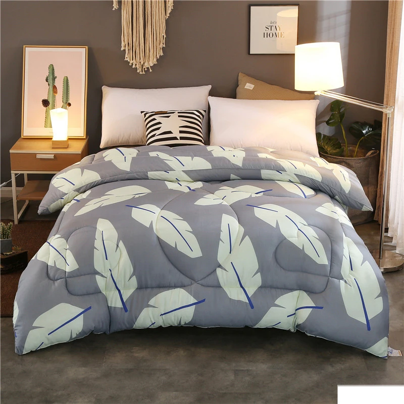 2020 New Bedding Spring Autumn Printed Quilt Blankets Warm Comforter Bed Cover Quilting Home Textiles Suitable for Adults Kids
2020 New Bedding Spring Autumn Printed Quilt Blankets Warm Comforter Bed Cover Quilting Home Textiles Suitable for Adults Kids