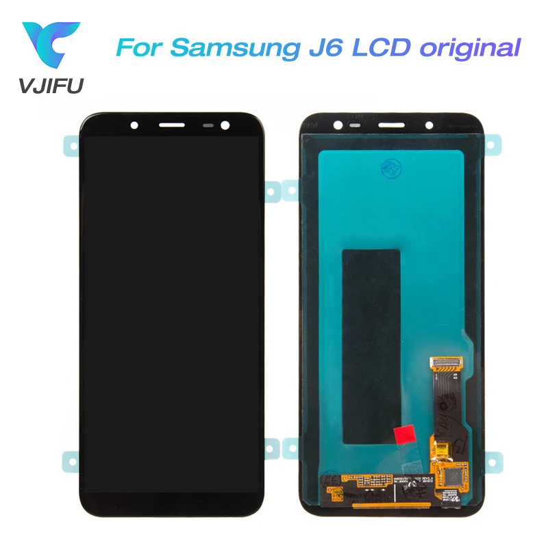 Amoled для Samsung Galaxy J6 2018 J600f экран ЖК-дисплей сенсорный регулировка яркости J600 Замена