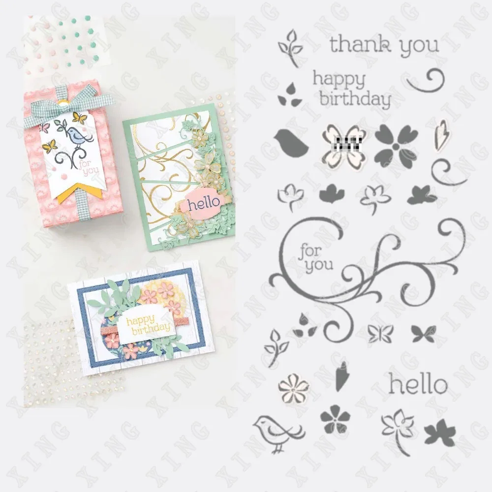 Spring Birds and Flowers New Metal Cutting Dies Stamps Scrapbook Diary Decoration Embossing Template Diy Greeting Card Handmade
Spring Birds and Flowers New Metal Cutting Dies Stamps Scrapbook Diary Decoration Embossing Template Diy Greeting Card Handmade