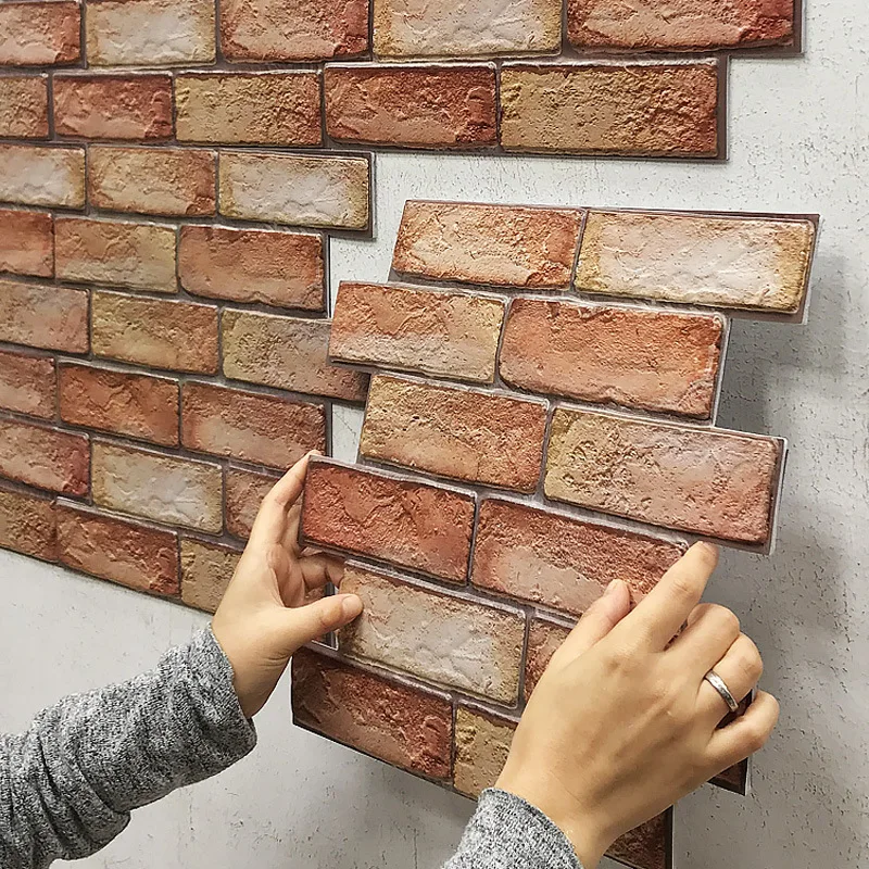 30x30cm 3D Wall Sticker Imitation Brick Self Adhesive Wallpaper Sticker Home DIY for Livingroom TV Background Wall Decor Sticker
30x30cm 3D Wall Sticker Imitation Brick Self Adhesive Wallpaper Sticker Home DIY for Livingroom TV Background Wall Decor Sticker
