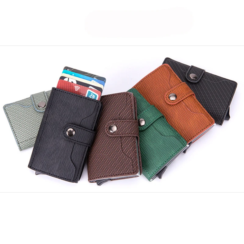 ZOVYVOL RFID Blocking Automatic Business Aluminum Wallet ID Credit Card Holder Colorful Box Anti-theft Protector Men Women Purse
ZOVYVOL RFID Blocking Automatic Business Aluminum Wallet ID Credit Card Holder Colorful Box Anti-theft Protector Men Women Purse