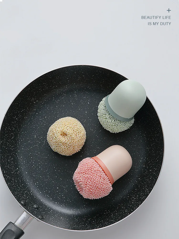 Nano Kitchen Cleaning Brush Nylon Wire Ball Dish Washing Tools For Pot Pans Cups Bowl Strong Decontamination Brushes Cleaner
Nano Kitchen Cleaning Brush Nylon Wire Ball Dish Washing Tools For Pot Pans Cups Bowl Strong Decontamination Brushes Cleaner