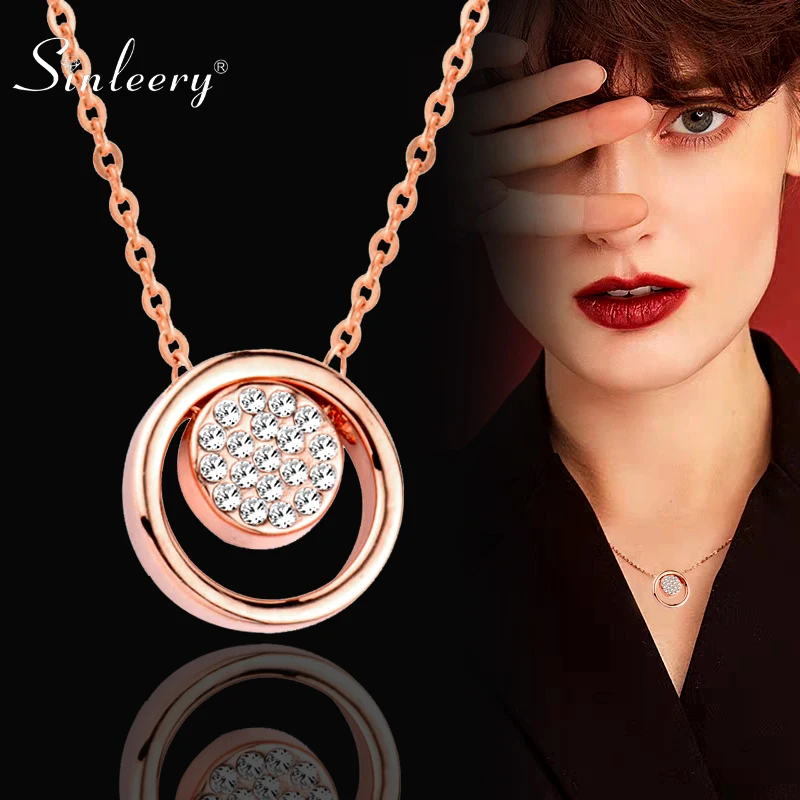 SINLEERY Scroll Solid Cylinder Inside Choker Necklace Rose Gold Silver Color Inlay Tiny Crystal Necklace Jewelry XL418 SSB
SINLEERY Scroll Solid Cylinder Inside Choker Necklace Rose Gold Silver Color Inlay Tiny Crystal Necklace Jewelry XL418 SSB