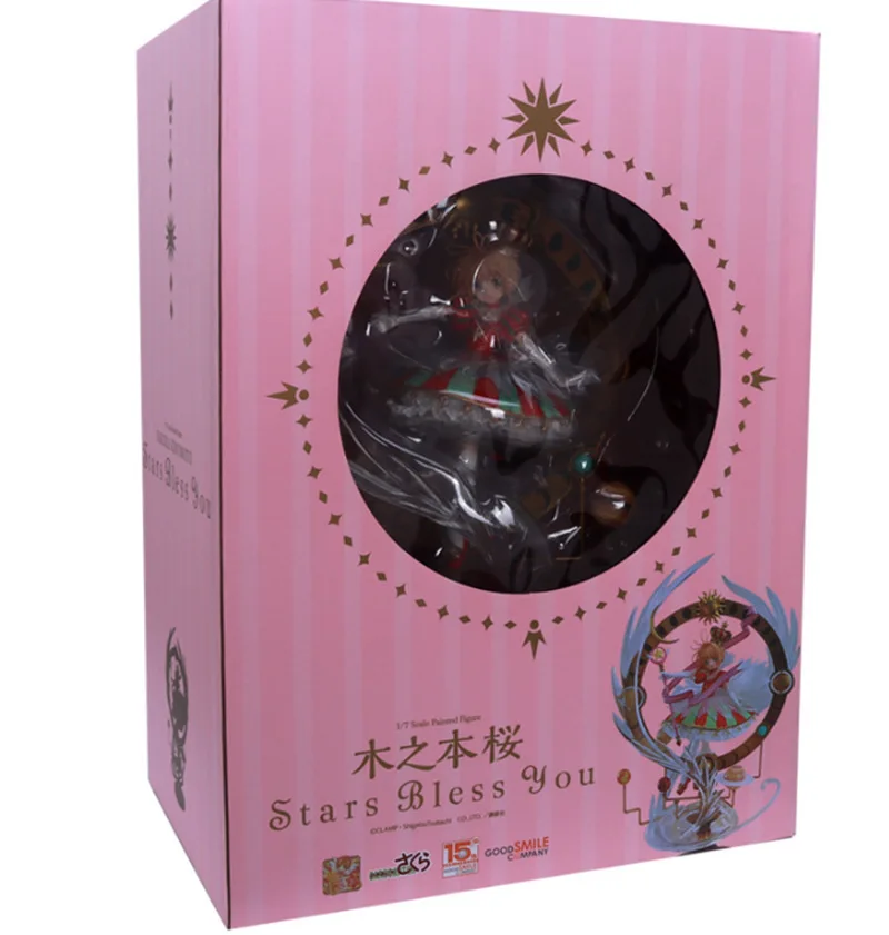 Anime Cardcaptor Sakura Kinomoto Stars Bless You PVC Action Figure Anime Figure Model Toys Collection Doll Gift
Anime Cardcaptor Sakura Kinomoto Stars Bless You PVC Action Figure Anime Figure Model Toys Collection Doll Gift