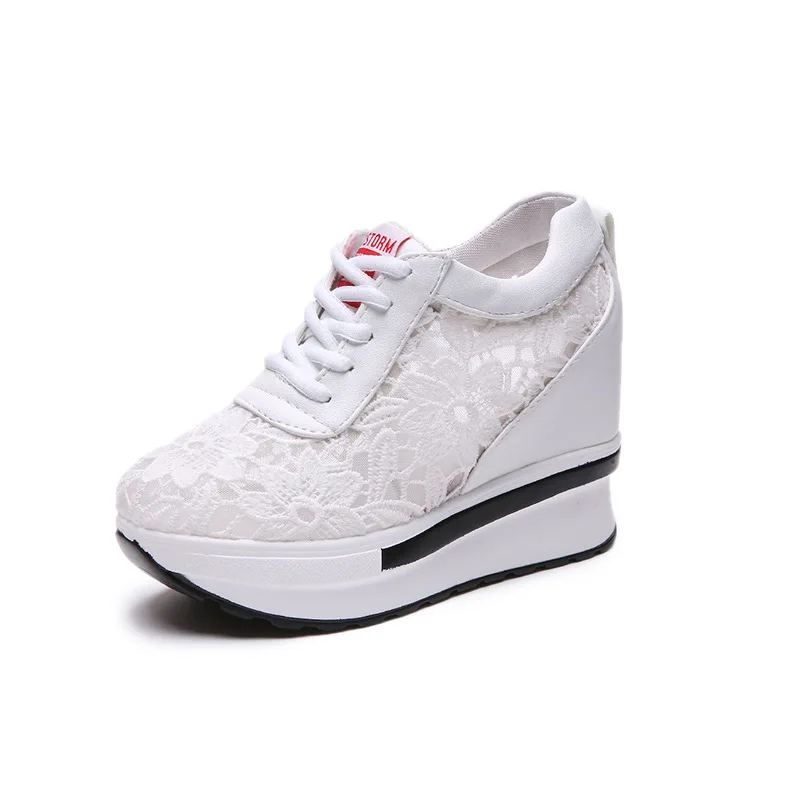 Hot Sales 2020 Summer New Lace Breathable Sneakers Women Shoes Comfortable Casual Woman Platform Wedge Shoes
Hot Sales 2020 Summer New Lace Breathable Sneakers Women Shoes Comfortable Casual Woman Platform Wedge Shoes