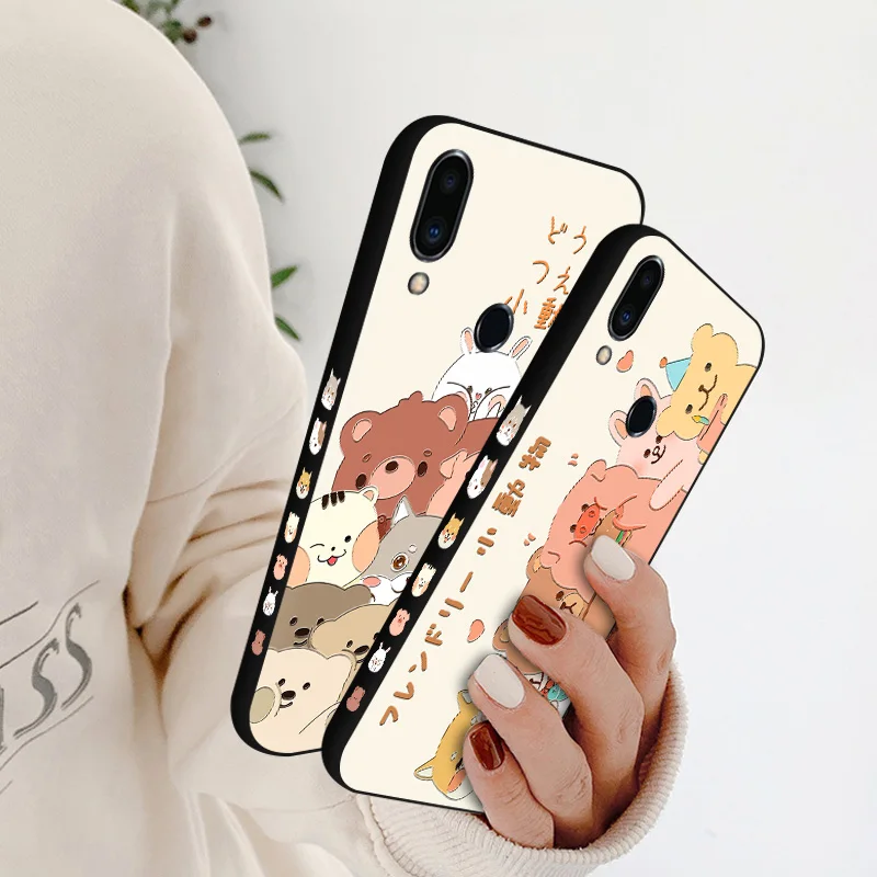 Милый медведь чехол для телефона Meizu X8 V8 Pro чехлы из ТПУ с милым бампер M6 M8 M9