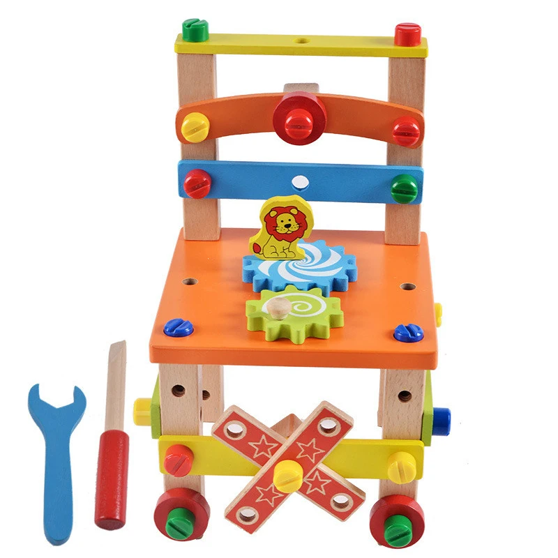 2021 wooden disassembly chair nut assembly tool children's educational toys wooden building blocks children's gift jenga model
2021 wooden disassembly chair nut assembly tool children's educational toys wooden building blocks children's gift jenga model