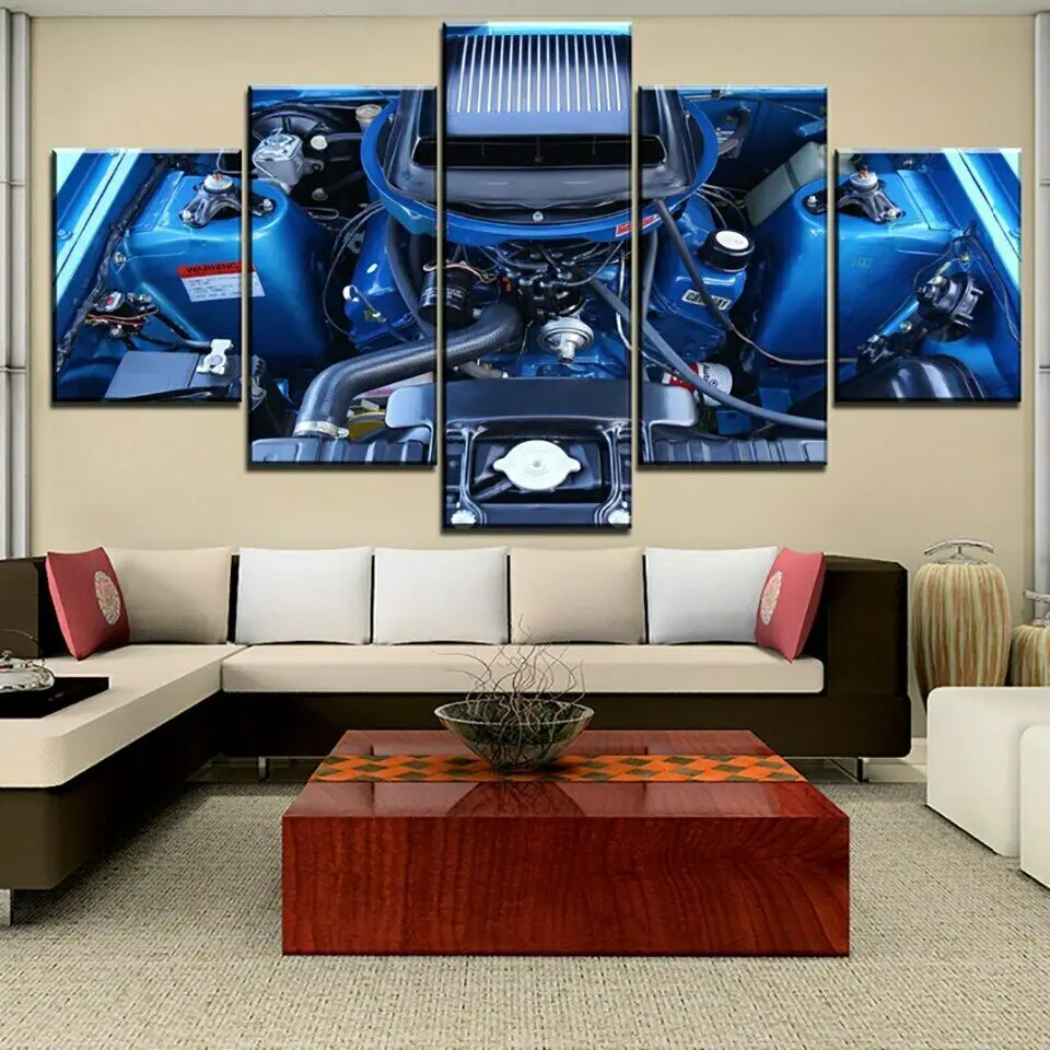 Blue Motor Mechanic Work Car Modular 5 Pieces Wall Art Canvas Posters Paintings for Living Room Home Decor Pictures Decoration
Blue Motor Mechanic Work Car Modular 5 Pieces Wall Art Canvas Posters Paintings for Living Room Home Decor Pictures Decoration