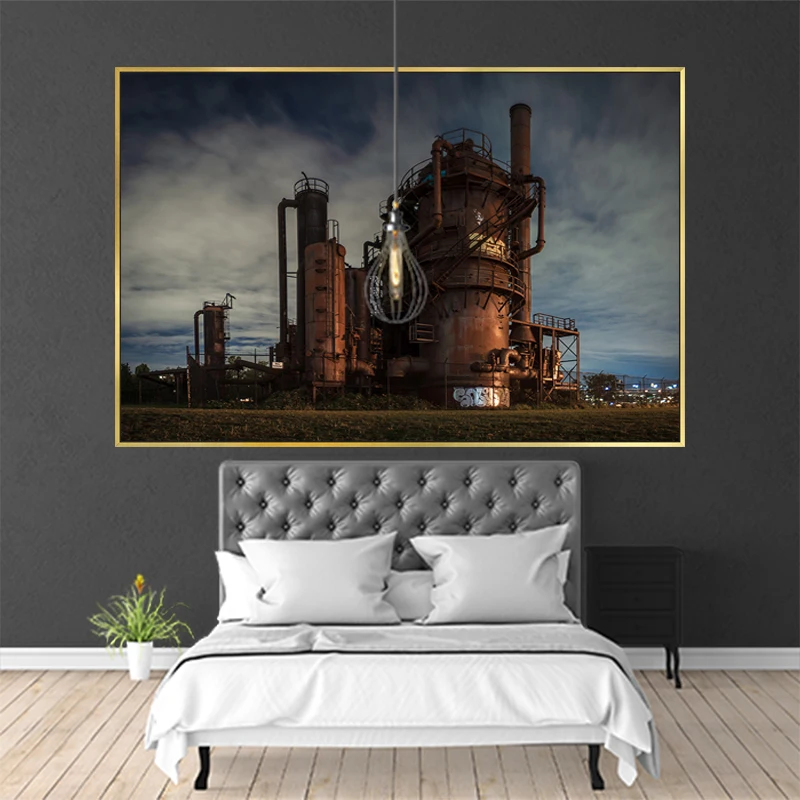 Steel Factory Rust Poster Print on Canvas Painting Nordic Wall Art Picture for Living Room Home Decor Decoration Frameless
Steel Factory Rust Poster Print on Canvas Painting Nordic Wall Art Picture for Living Room Home Decor Decoration Frameless