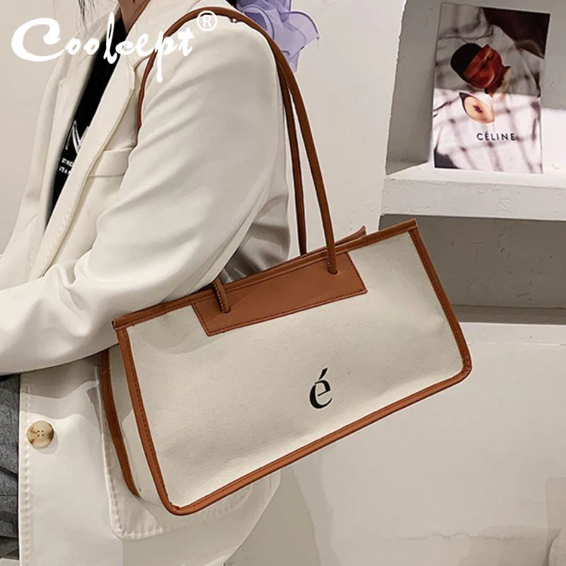 Coolcept Simplicity Women Casual Tote Bag Canvas Bag Fashion Women Armpit Bag Female Commute Shoulder Bag Fashion Handbag
Coolcept Simplicity Women Casual Tote Bag Canvas Bag Fashion Women Armpit Bag Female Commute Shoulder Bag Fashion Handbag