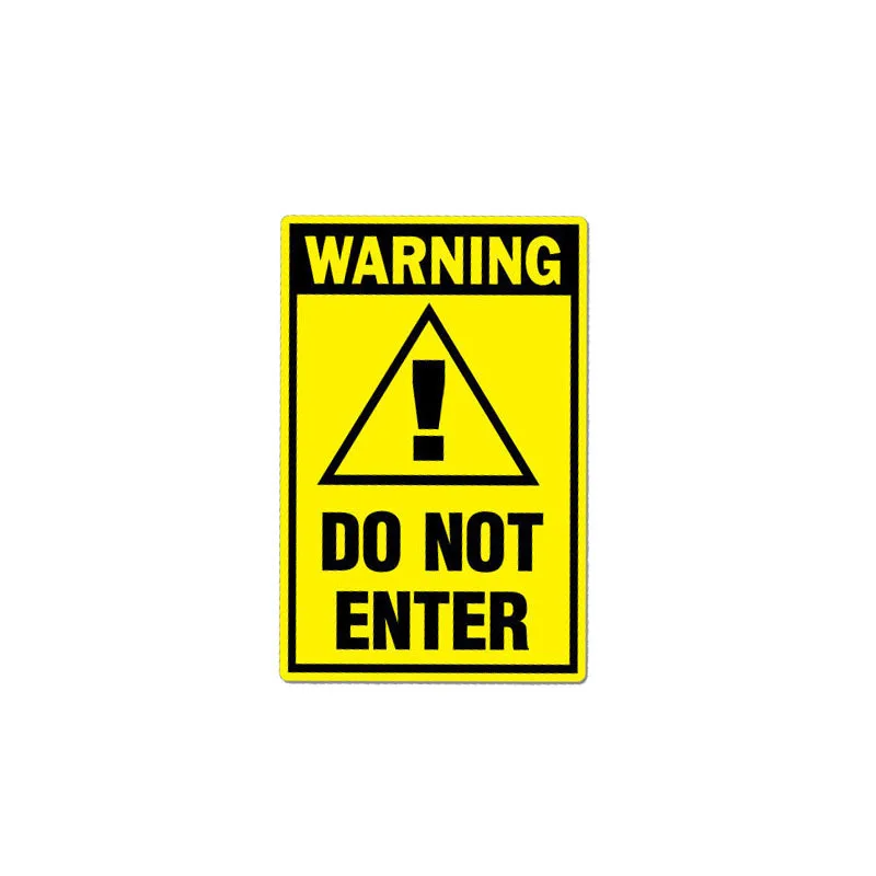 Funny Warning Do Not Enter Car Sticker Auto Accessories Fashion Classic PVC Body Decoration Waterproof Anti-UV Decal 11*7cm
Funny Warning Do Not Enter Car Sticker Auto Accessories Fashion Classic PVC Body Decoration Waterproof Anti-UV Decal 11*7cm