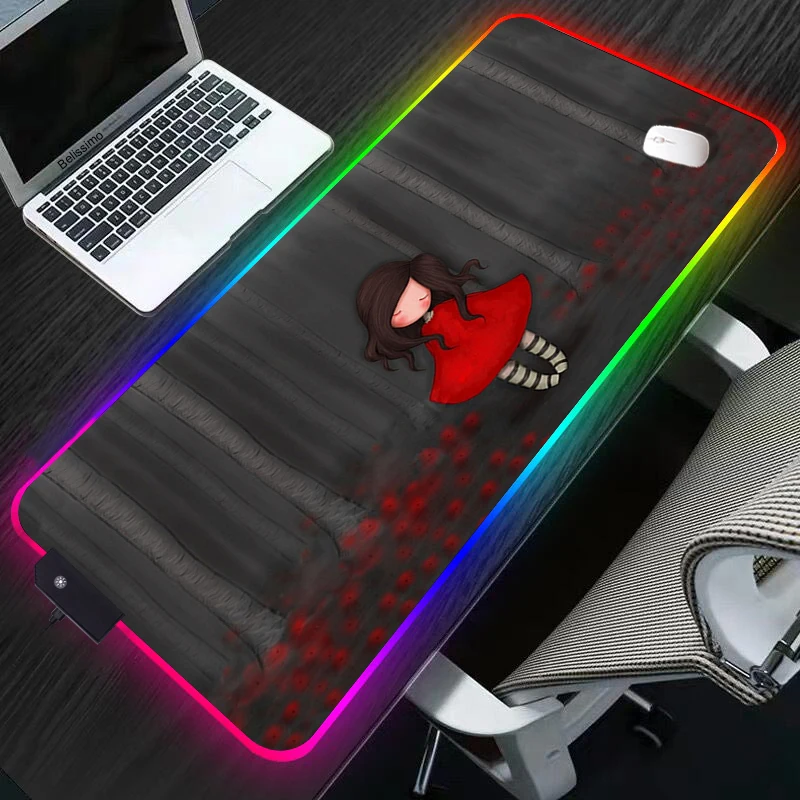 Mouse Pad Anime Santoro Gorjuss Gamer PC Desk Mat Gaming Accessories Mousepad Keyboard Office Carpet RGB Mausepad XXL Mouse Mats
Mouse Pad Anime Santoro Gorjuss Gamer PC Desk Mat Gaming Accessories Mousepad Keyboard Office Carpet RGB Mausepad XXL Mouse Mats