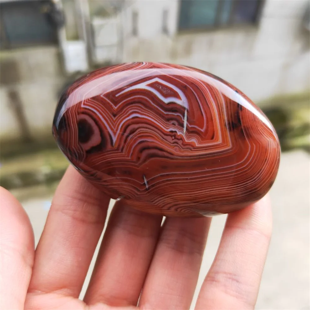 1pcs Natural Polished Banded Lace Agate Crystal Sardonyx Carnelian Palm Reiki Stone
1pcs Natural Polished Banded Lace Agate Crystal Sardonyx Carnelian Palm Reiki Stone