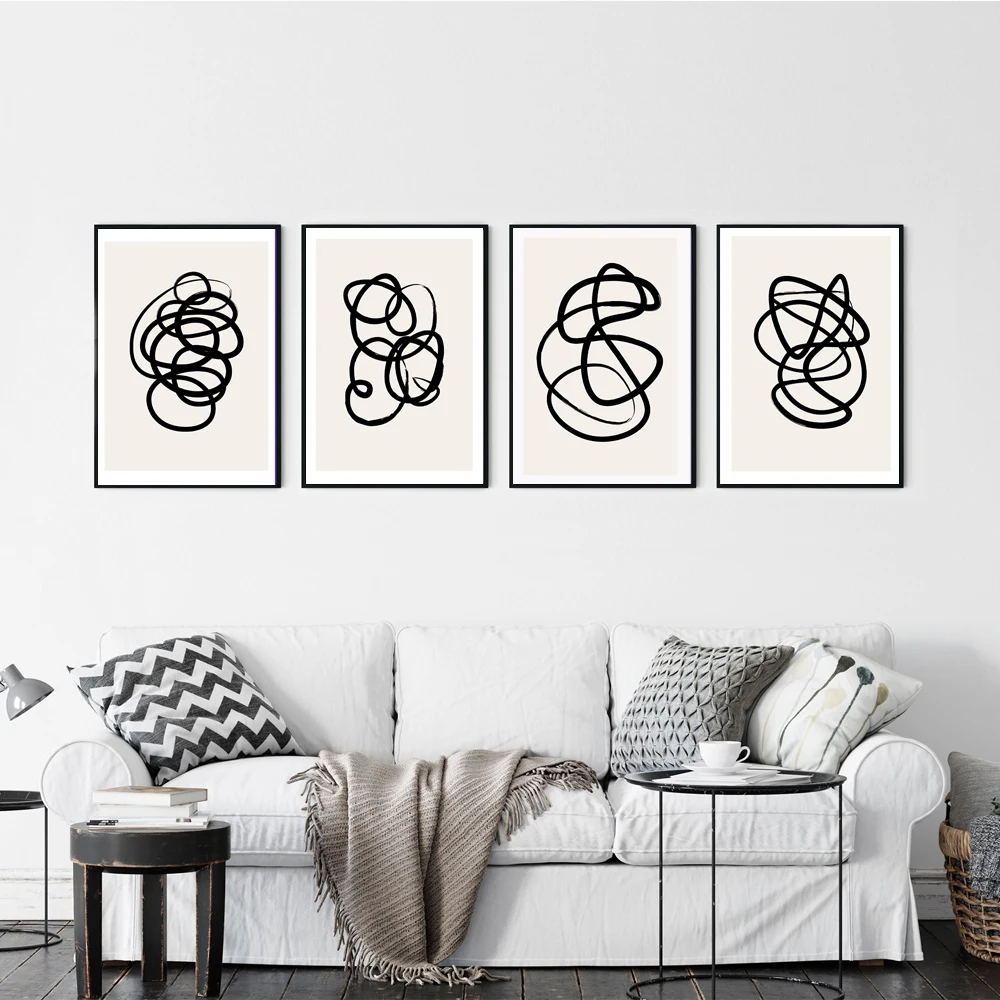 Nordic Abstract Line Poster Beige Black Canvas Painting Minimalism Art Print modern Wall Picture For Living Room Home Decor
Nordic Abstract Line Poster Beige Black Canvas Painting Minimalism Art Print modern Wall Picture For Living Room Home Decor