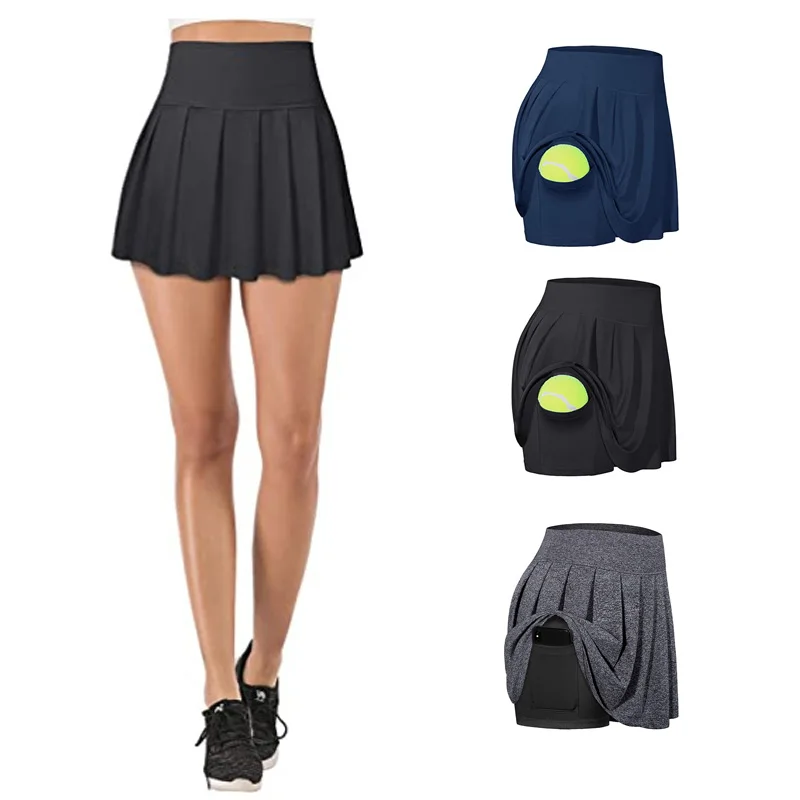 Plus Size High Waist Pleated Tennis Skirts Fitness Running Jogging Shorts Anti Exposure Professional Sports Dress with Inner Fit
Plus Size High Waist Pleated Tennis Skirts Fitness Running Jogging Shorts Anti Exposure Professional Sports Dress with Inner Fit