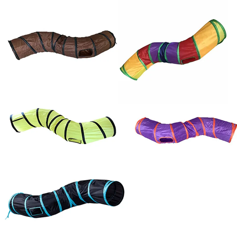 Funny Cat Toy Collapsible S-shaped Cat Tunnel Tubes Indoor Outdoor Cat Toys for Puzzle Exercising Hiding Training
Funny Cat Toy Collapsible S-shaped Cat Tunnel Tubes Indoor Outdoor Cat Toys for Puzzle Exercising Hiding Training