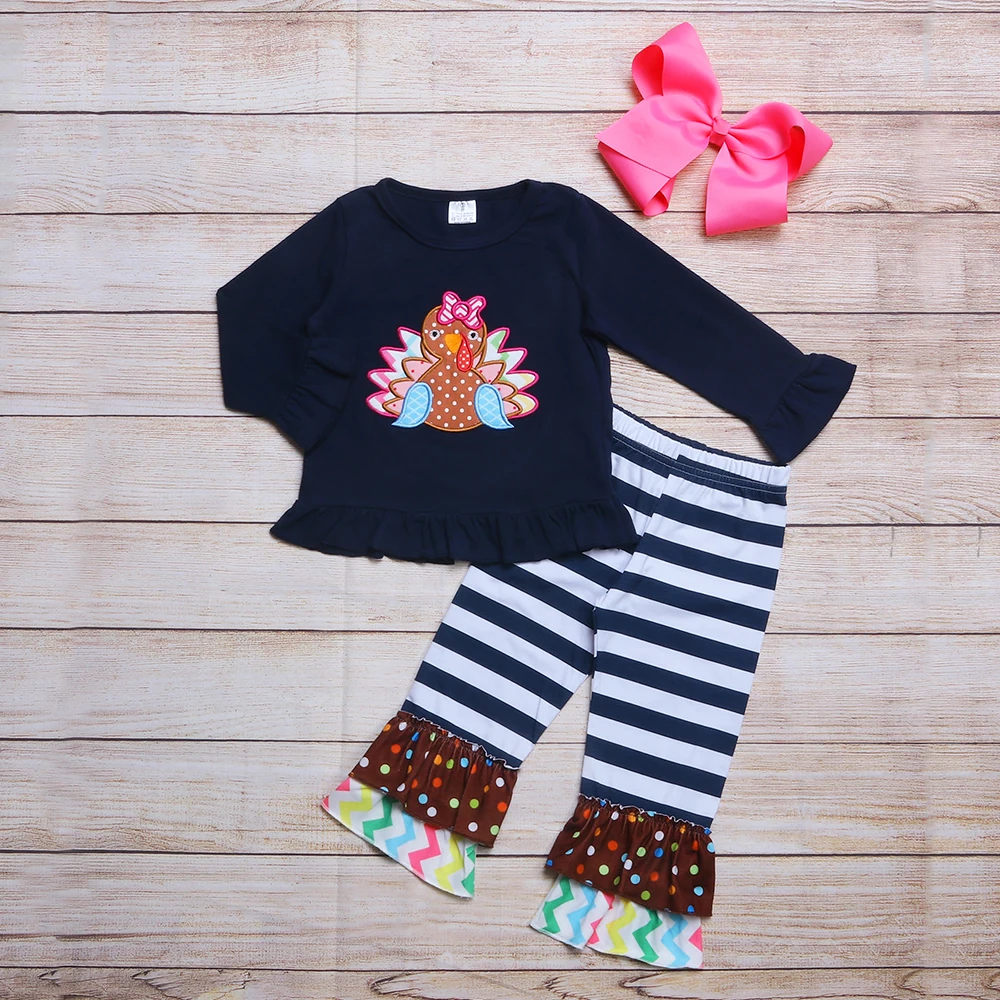 Baby Girl Clothes Girl Set Girls Autumn And Winter Clothes Girl Outfit Long Sleeve Two Piece Set Cotton Thanksgiving Turkey 
Baby Girl Clothes Girl Set Girls Autumn And Winter Clothes Girl Outfit Long Sleeve Two Piece Set Cotton Thanksgiving Turkey