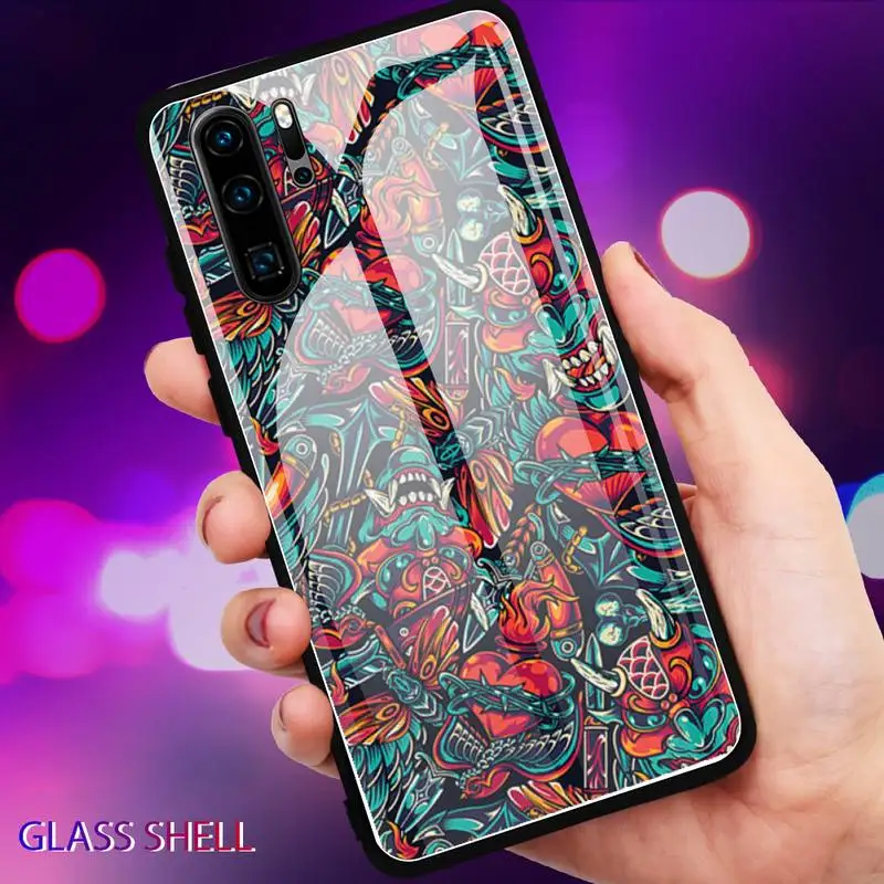Prajna mask Phone Case For Huawei P9 10Plus 20PRO P30 Lite Back Cover Tempered Glass Cases For NOVA 3E Series
Prajna mask Phone Case For Huawei P9 10Plus 20PRO P30 Lite Back Cover Tempered Glass Cases For NOVA 3E Series