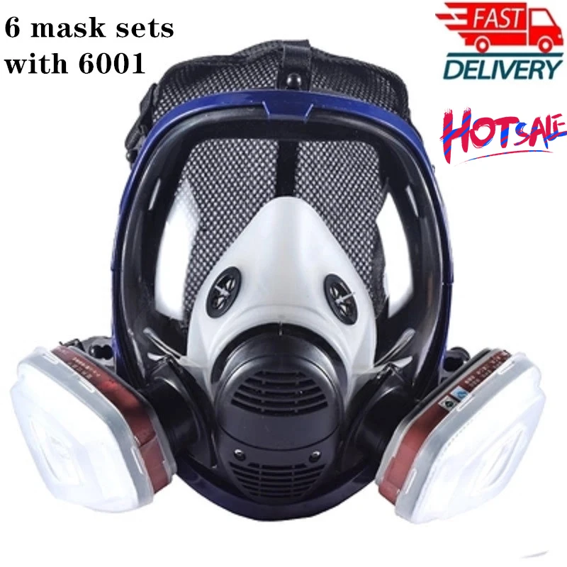 6800 Safety mask working chemical gas mask full face mask respirator full face mask with carbon filter Industrial spray paint
6800 Safety mask working chemical gas mask full face mask respirator full face mask with carbon filter Industrial spray paint