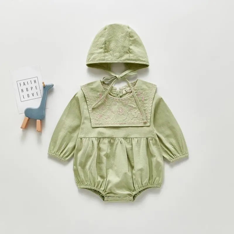 Vintage Baby Girls Romper Set Newborn Embroidery Flower Jumpsuit Kids Cotton Clothing Toddler One Piece Outfits Baby Bodysuit
Vintage Baby Girls Romper Set Newborn Embroidery Flower Jumpsuit Kids Cotton Clothing Toddler One Piece Outfits Baby Bodysuit