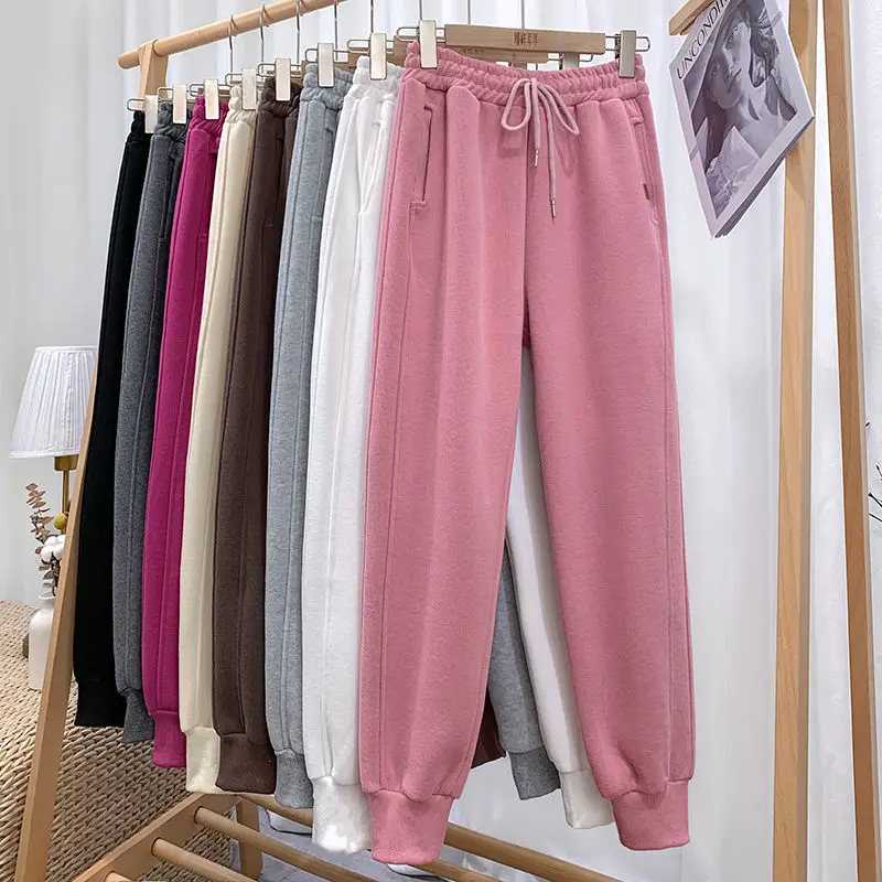 Autumn Winter Women Joggers Sports Pants New Female High Waist Sportswear Casual Sweatpants Ladies Loose Oversize Trousers A257
Autumn Winter Women Joggers Sports Pants New Female High Waist Sportswear Casual Sweatpants Ladies Loose Oversize Trousers A257