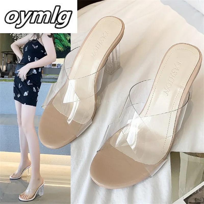 Net red transparent sandals female 2022 new style with crystal high heels fairy style thick heel slippers women wholesale
Net red transparent sandals female 2022 new style with crystal high heels fairy style thick heel slippers women wholesale
