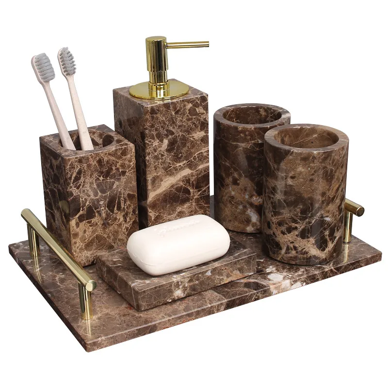 Marbles Bathroom Accessories Set Bath Toiletries Soap Dispenser Dish Toothbrush Holder Rack Gargle Cup Tissue Box Wedding Gifts
Marbles Bathroom Accessories Set Bath Toiletries Soap Dispenser Dish Toothbrush Holder Rack Gargle Cup Tissue Box Wedding Gifts
