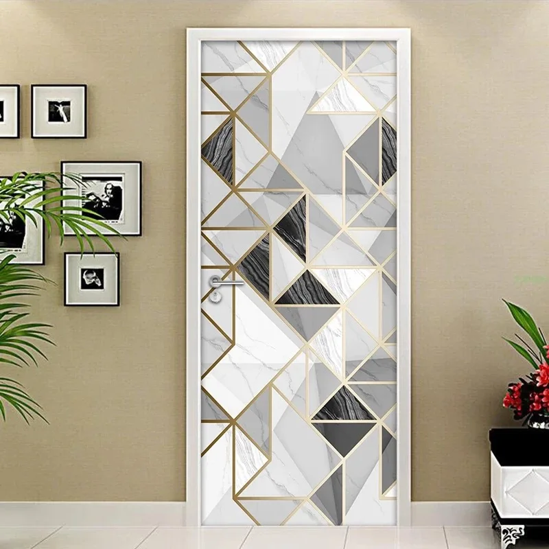 Minimalism Geometry Marble Pattern 3D Door Sticker PVC Self-Adhesive Modern Nordic Home Design Living Room Bedroom Door Poster
Minimalism Geometry Marble Pattern 3D Door Sticker PVC Self-Adhesive Modern Nordic Home Design Living Room Bedroom Door Poster