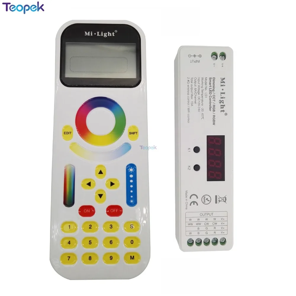 MiBoxer LS1 4 в 1 умный светодиодный контроллер, совместимый с одноцветным CCT RGB RGBW полноцветным выходным режимом FUT090 RF пульт дистанционного управления
MiBoxer LS1 4 в 1 умный светодиодный контроллер, совместимый с одноцветным CCT RGB RGBW полноцветным выходным режимом FUT090 RF пульт дистанционного управления