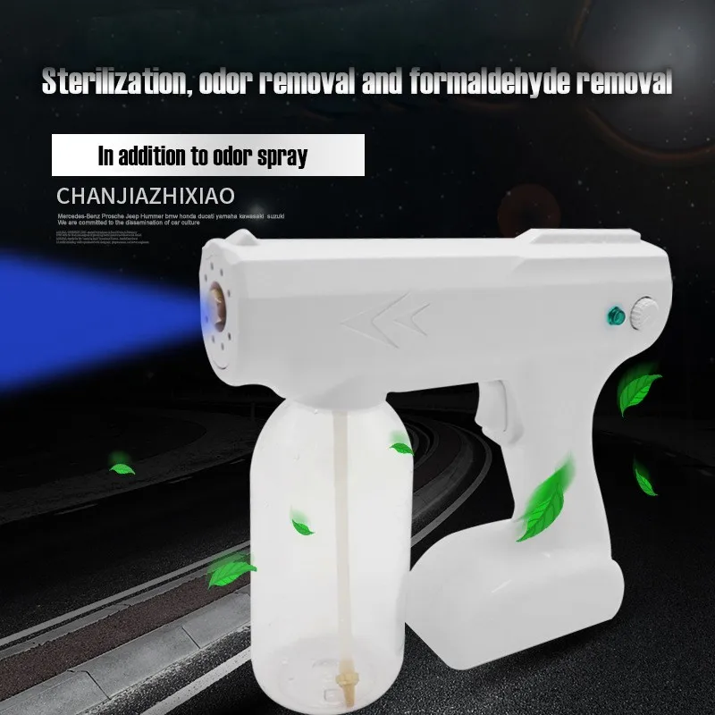 Portable Blue Light Nano Steam Atomizing Fogger Disinfection Sprayer With Battery Atomizing Fogger Machine Steam Sprayer#db4
Portable Blue Light Nano Steam Atomizing Fogger Disinfection Sprayer With Battery Atomizing Fogger Machine Steam Sprayer#db4
