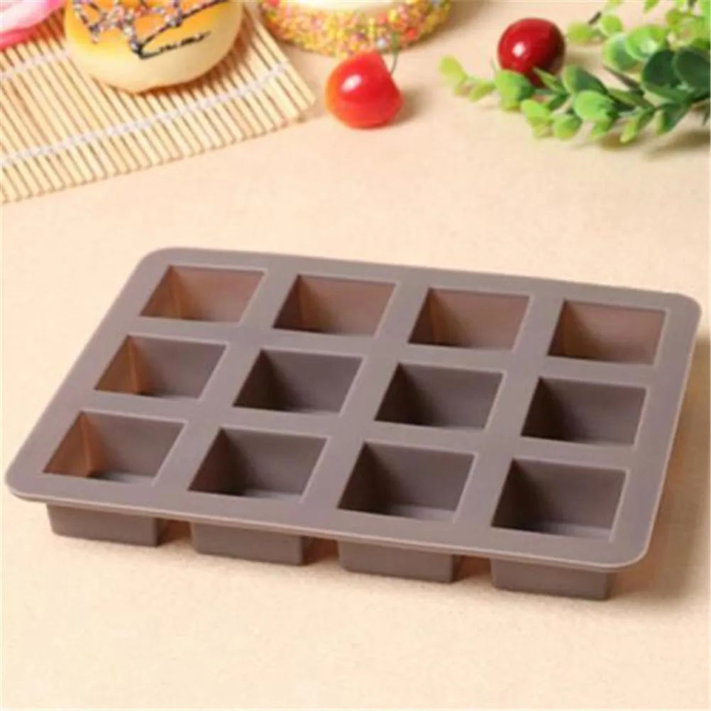 12 Even 17*13cm Square Silicone Mold chocolate Mold cake Mold chocolate jelly Baking Tools
12 Even 17*13cm Square Silicone Mold chocolate Mold cake Mold chocolate jelly Baking Tools