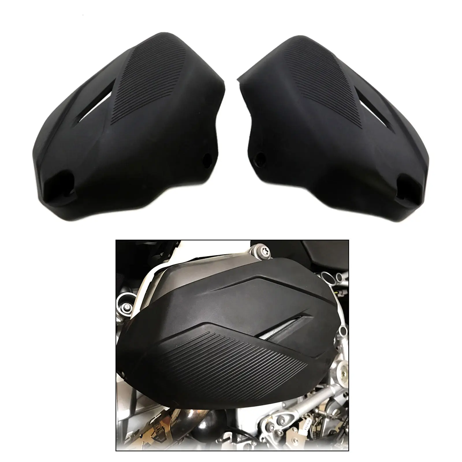 2Pcs Motorcycle Cylinder Head Engine Guards Cover Replacement for BMW R1200GS LC Adventure R1200R R1200RT 2014-2017
2Pcs Motorcycle Cylinder Head Engine Guards Cover Replacement for BMW R1200GS LC Adventure R1200R R1200RT 2014-2017