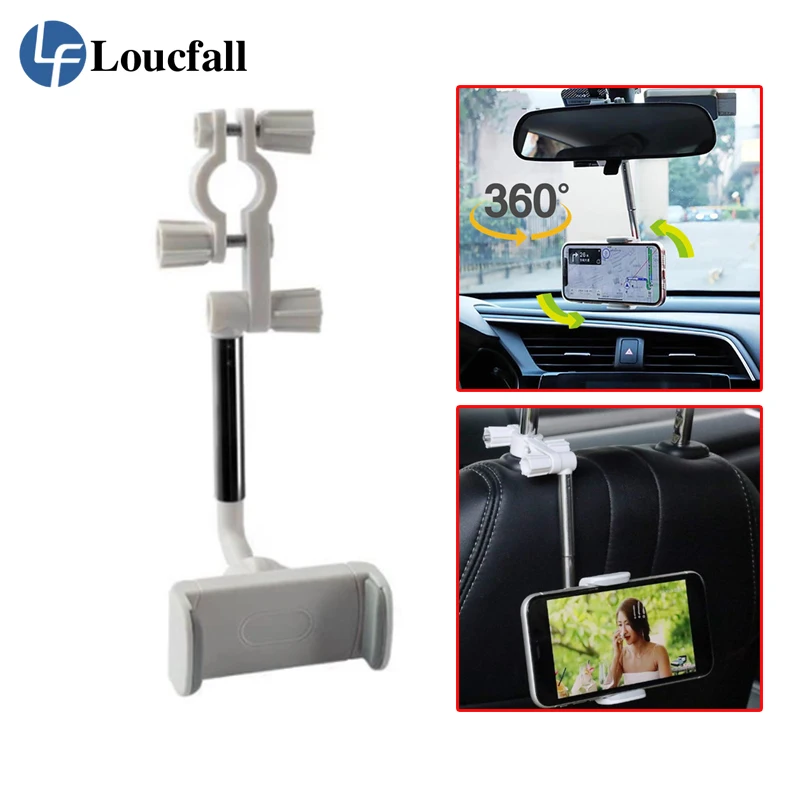 360 Degrees Car Phone Holder Car Rearview Mirror Mount Phone Holder For iPhone 12 GPS Seat Smartphone Stand Adjustable Support
360 Degrees Car Phone Holder Car Rearview Mirror Mount Phone Holder For iPhone 12 GPS Seat Smartphone Stand Adjustable Support