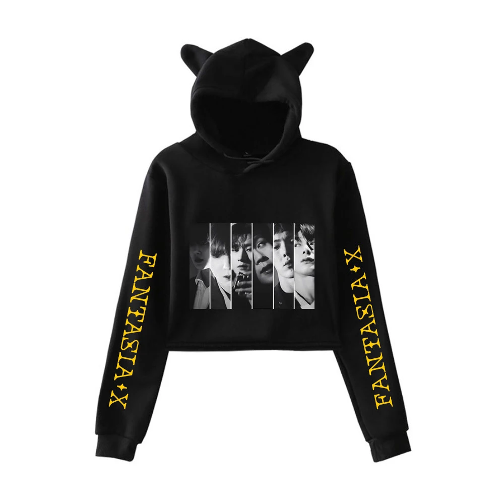 FANTASIA X spring new hot Kawaii cat ear cotton hoodie casual all-match pullover loose hoodie comfortable short sexy hoodie tops
FANTASIA X spring new hot Kawaii cat ear cotton hoodie casual all-match pullover loose hoodie comfortable short sexy hoodie tops